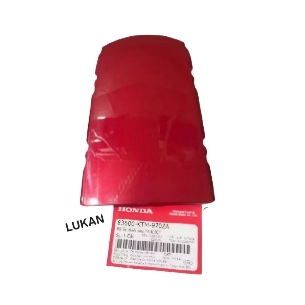 Nắp ốp võ nhựa đuôi, mu rùa FUTURE NEO 125 Đỏ bóng zin Honda 83600-KTM-970ZA - Ảnh 4