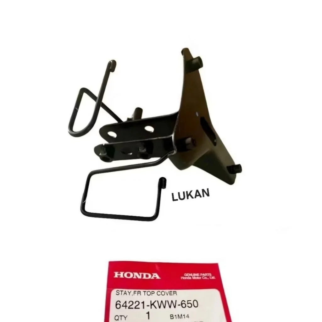 Khung pass nhựa mặt nạ trước xe WAVE S110, RSX... zin Honda 64221-KWW-650 - Ảnh 2
