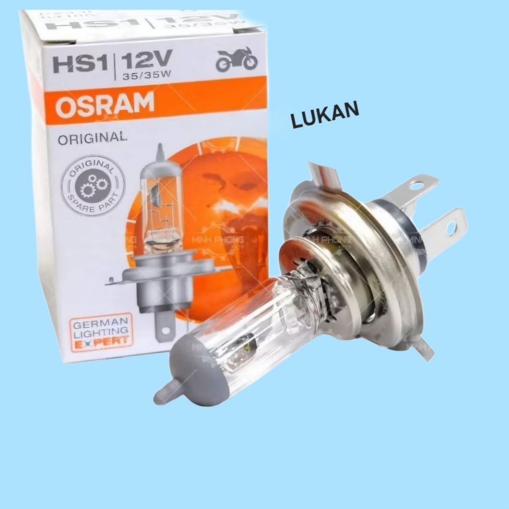 Bóng đèn pha halogen 35W xe WAVE, FUTURE... H4 chính hãng Osram - Ảnh 3