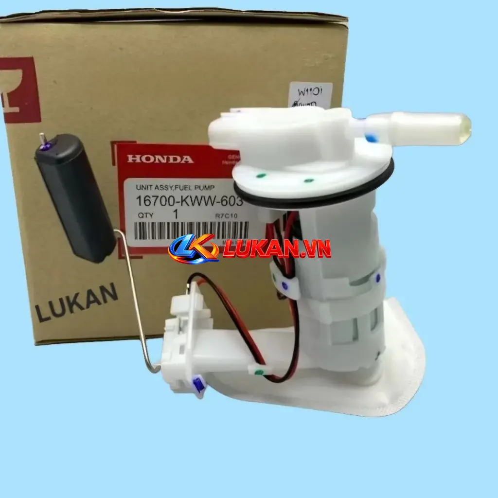 Bộ bơm xăng Fi xe WAVE S110, RS đời đầu zin Honda 16700-KWW-603