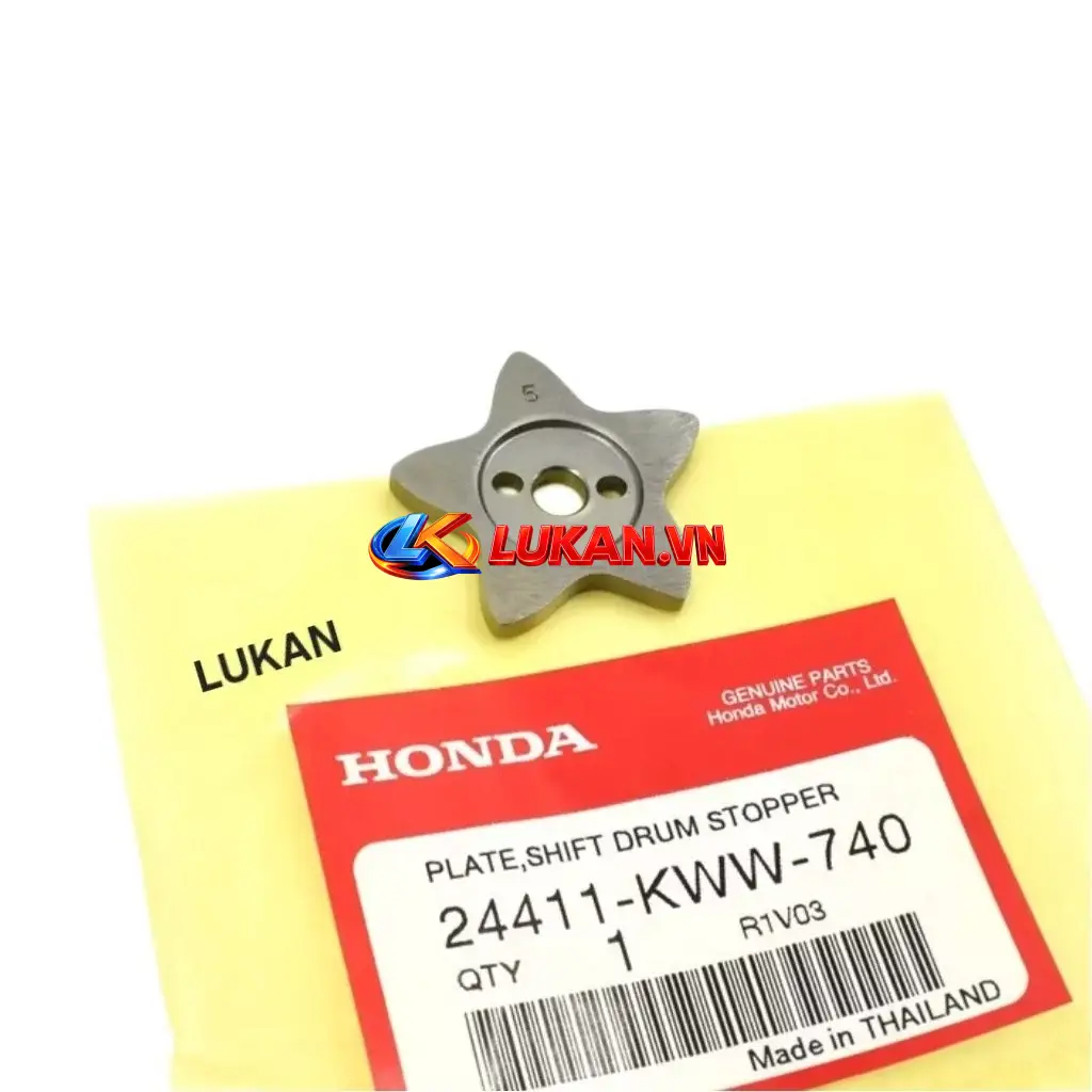 Bông sao, đệm chuyển nhông heo số WAVE S110, RSX, BLADE, A110.... zin 24411-KWW-740 - Ảnh 5