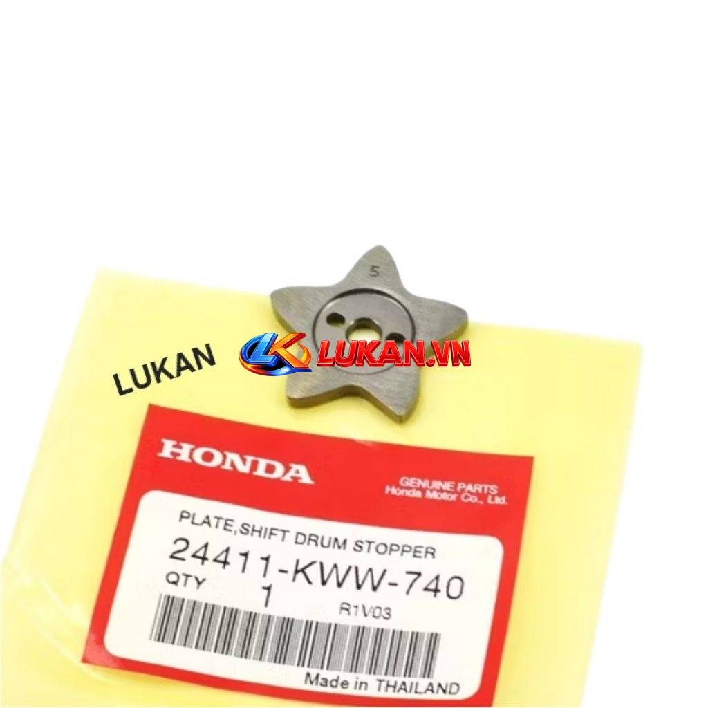 Bông sao, đệm chuyển nhông heo số WAVE S110, RSX, BLADE, A110.... zin 24411-KWW-740 - Ảnh 6
