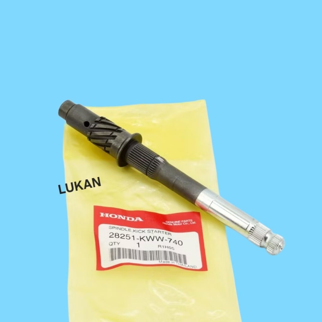 Trục cốt nhông giò đạp, khởi động WAVE S110, RSX, BLADE, A110... zin 28251-KWB-B10, KWW-740 - Ảnh 7