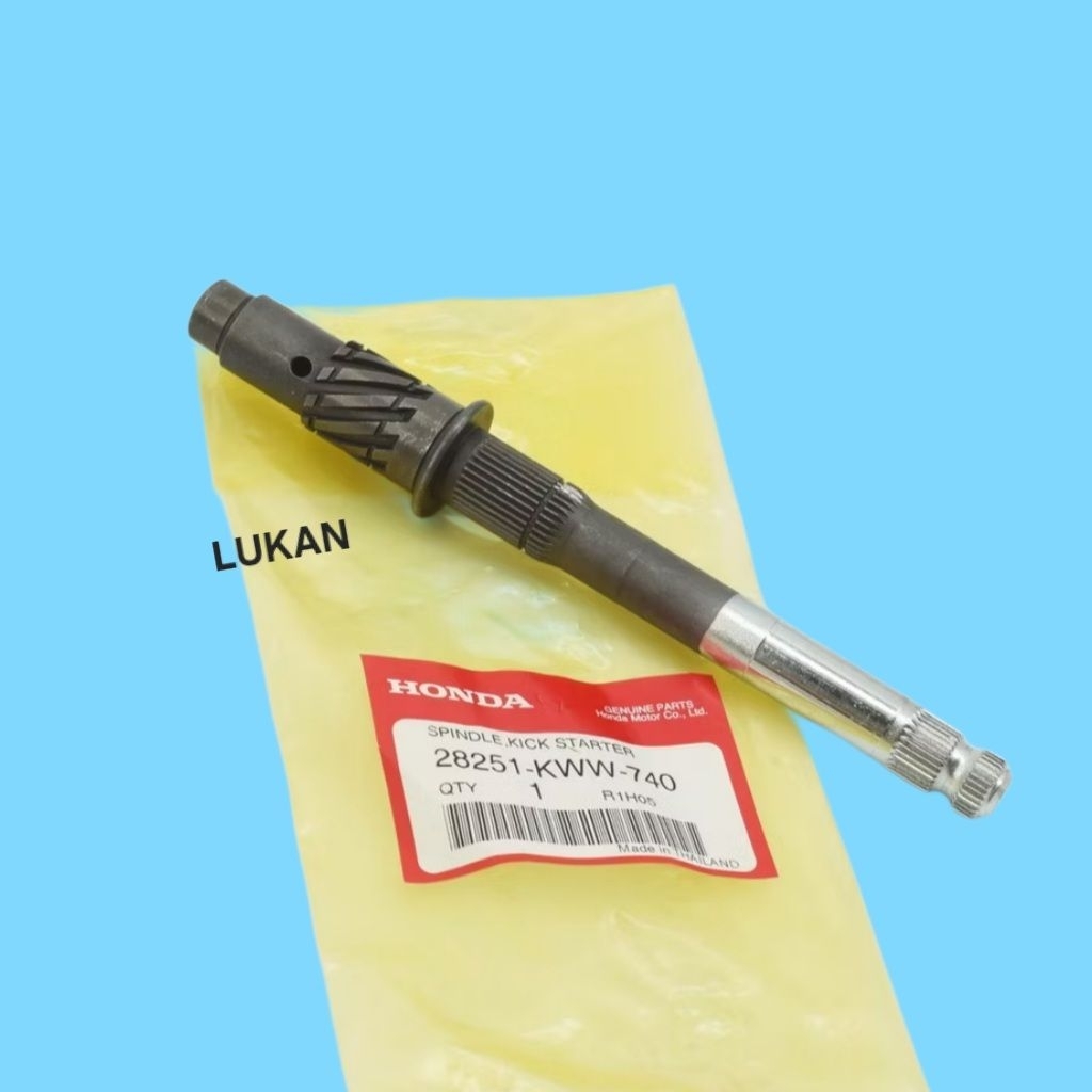 Trục cốt nhông giò đạp, khởi động WAVE S110, RSX, BLADE, A110... zin 28251-KWB-B10, KWW-740 - Ảnh 6