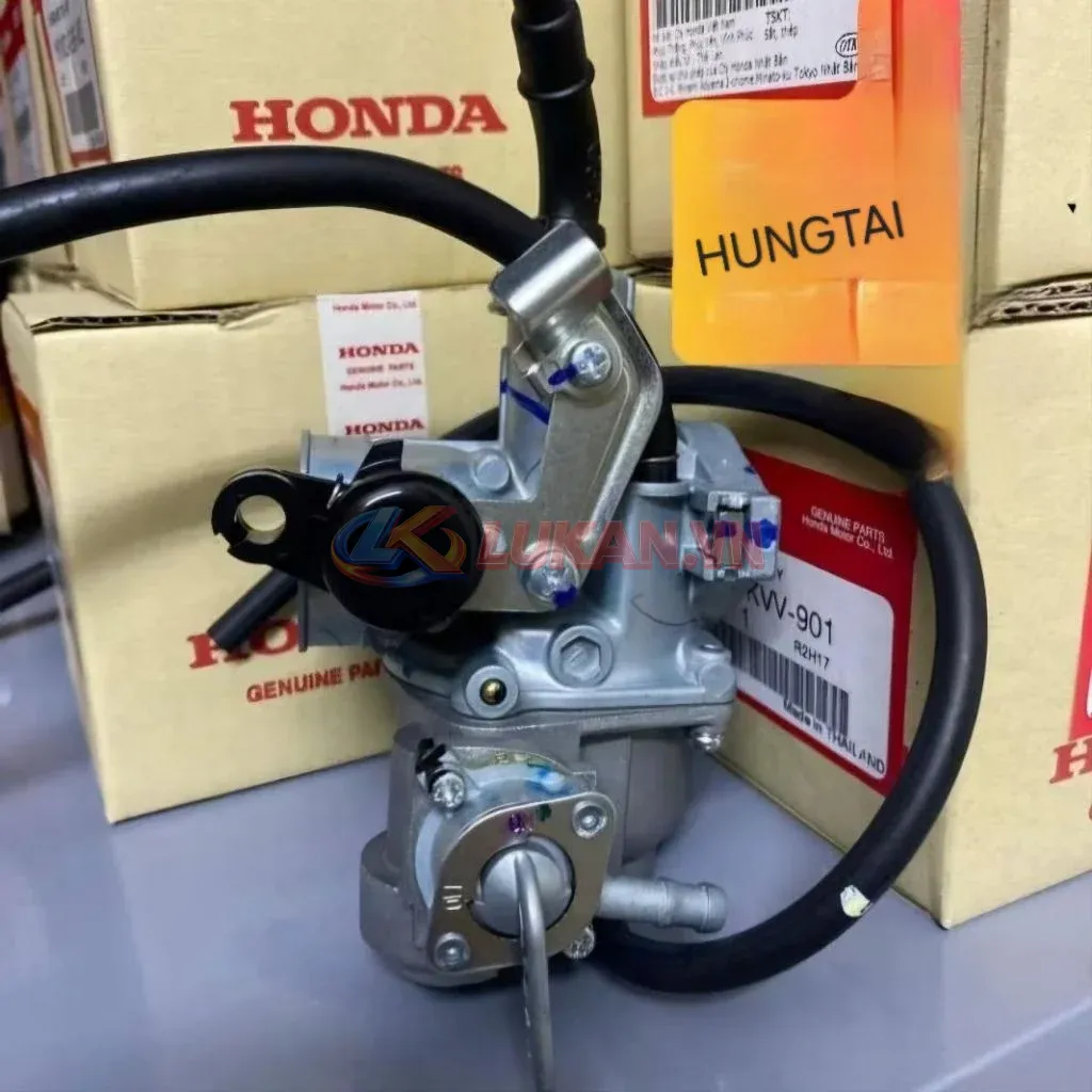 Bình xăng con, chế hòa khí xe Super DREAM Việt zin Honda - Ảnh 3