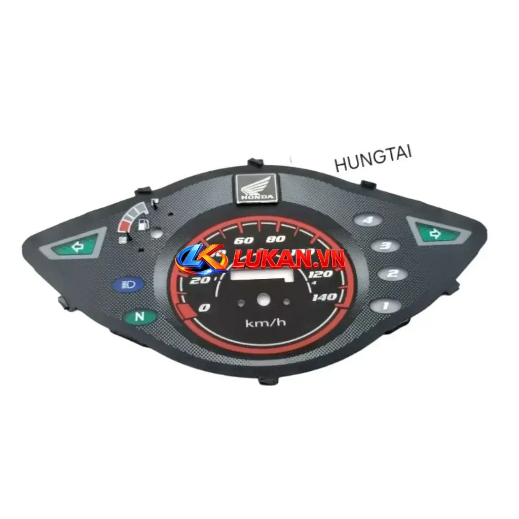 Mặt mica nền đồng hồ WAVE A, ALPHA 100. công tơ mét zin - Ảnh 3
