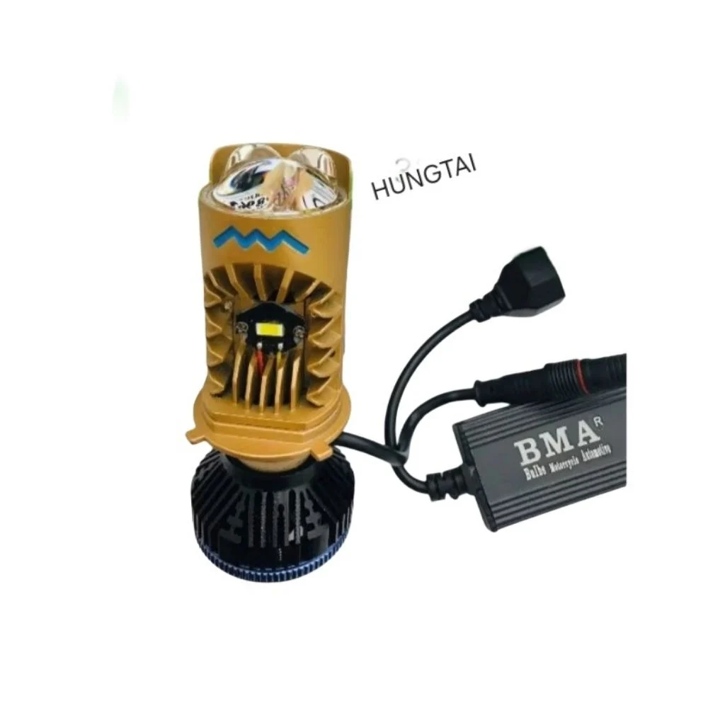 Bóng đèn pha bi cầu T12 siêu sáng xe WAVE, FUTURE... chân H4 75W