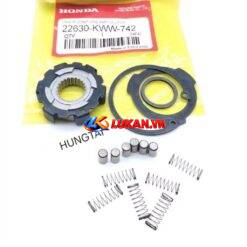 Bộ khâu rế, bi lò xo chuông nồi côn WAVE S110, RSX, BLADE, A110... zin 22630-KWW-742