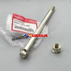 Trục cốt đùm bánh trước xe DREAM Thái zin Honda đầu số 10