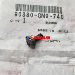 Ốc vít nhựa đuôi rùa xe WAVE Thái, ALPHA... zin Honda Japan 09380-GM9-740