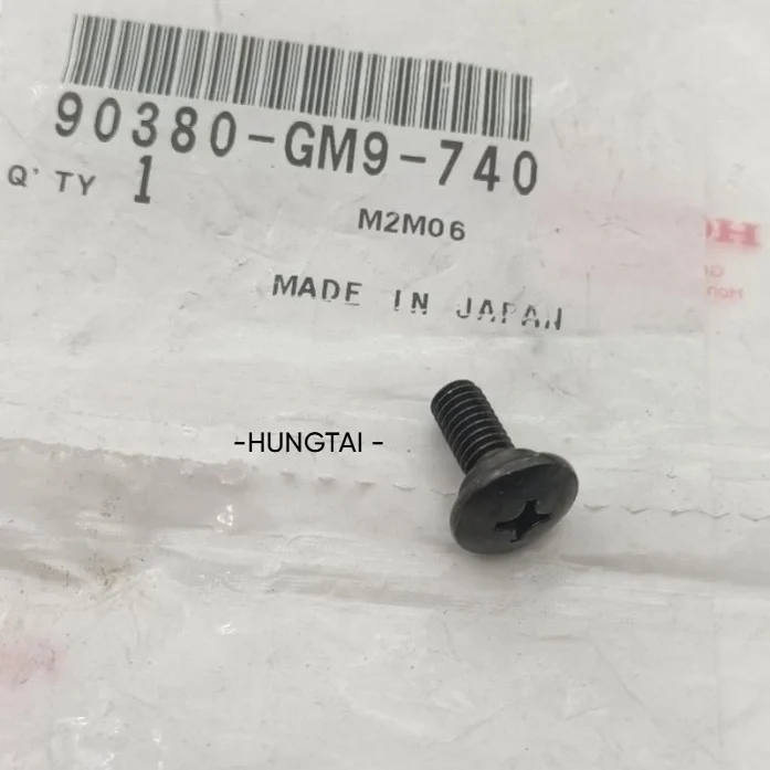 Ốc vít nhựa đuôi rùa xe WAVE Thái, ALPHA... zin Honda Japan 09380-GM9-740 - Ảnh 4