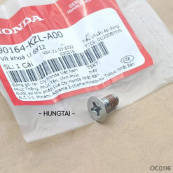 Ốc bắt ổ khóa điện xe WAVE Thái, ALPHA, ZX, RS.... vít 6x12 zin Honda 90164-KZL-A00