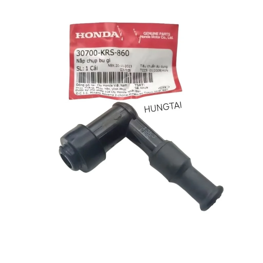Đầu nắp chụp bugi xe WAVE ALPHA, ZX, RS, S100, RSX... zin 30700-KRS-860 - Ảnh 2