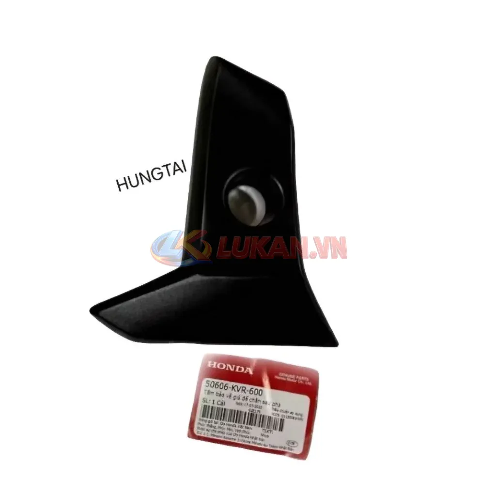 Cặp nhựa nhám đen, ốp gác chân WAVE RSX 100 zin 50606-KVR-600 - Ảnh 2