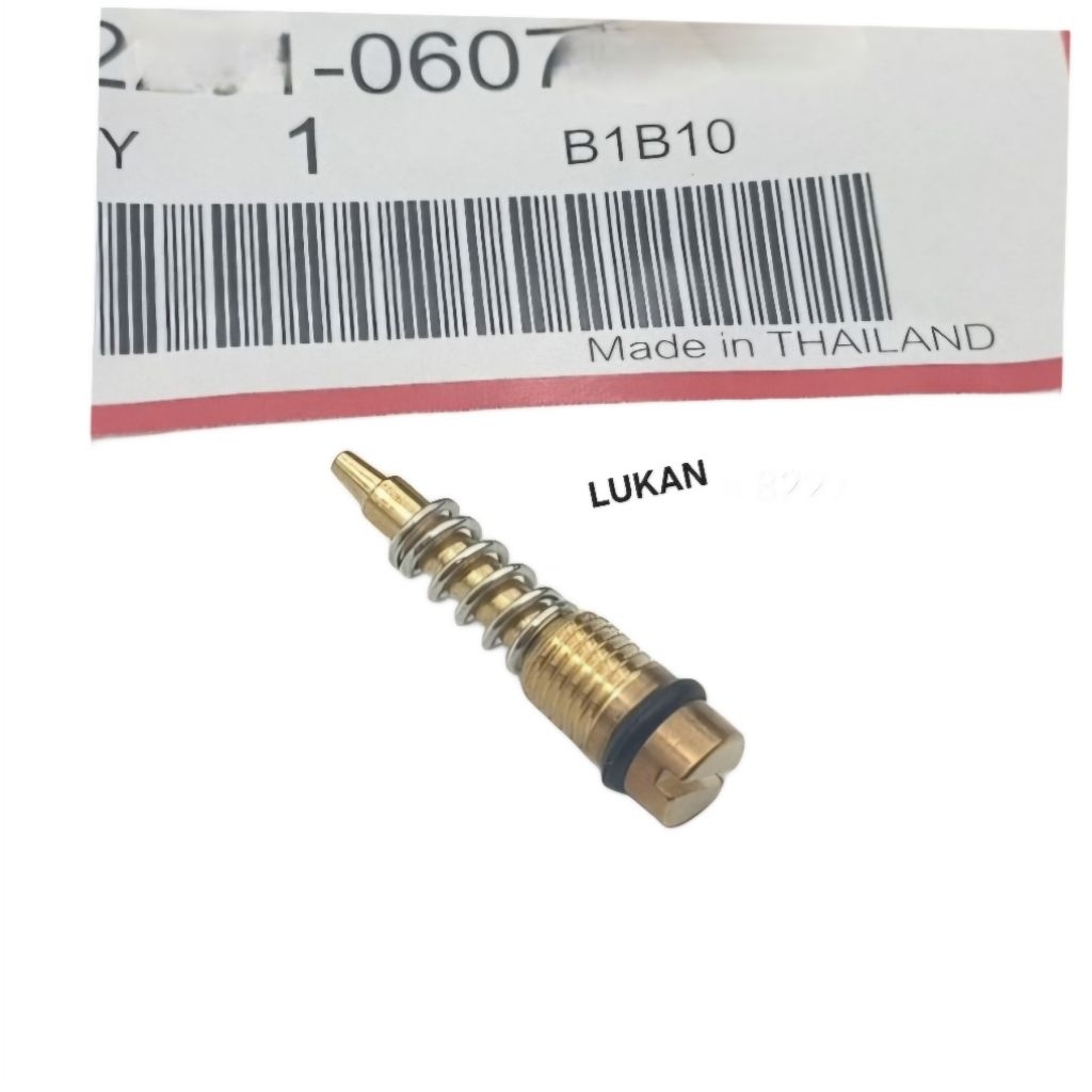 Ốc, vít lò xo chỉnh xăng gió WAVE A, RS, S100, RSX... bình xăng con - Ảnh 4