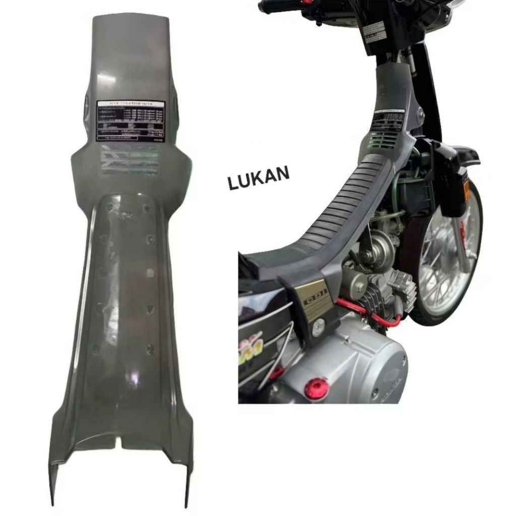 Nhựa bửng yếm cắt nhỏ xe DREAM. lườn giữa baga sườn - Ảnh 4