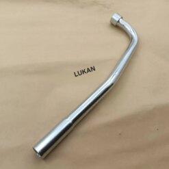 Cổ pô ống xã sắt, inox xe WAVE A, ALPHA, RS, S100...  phi 22
