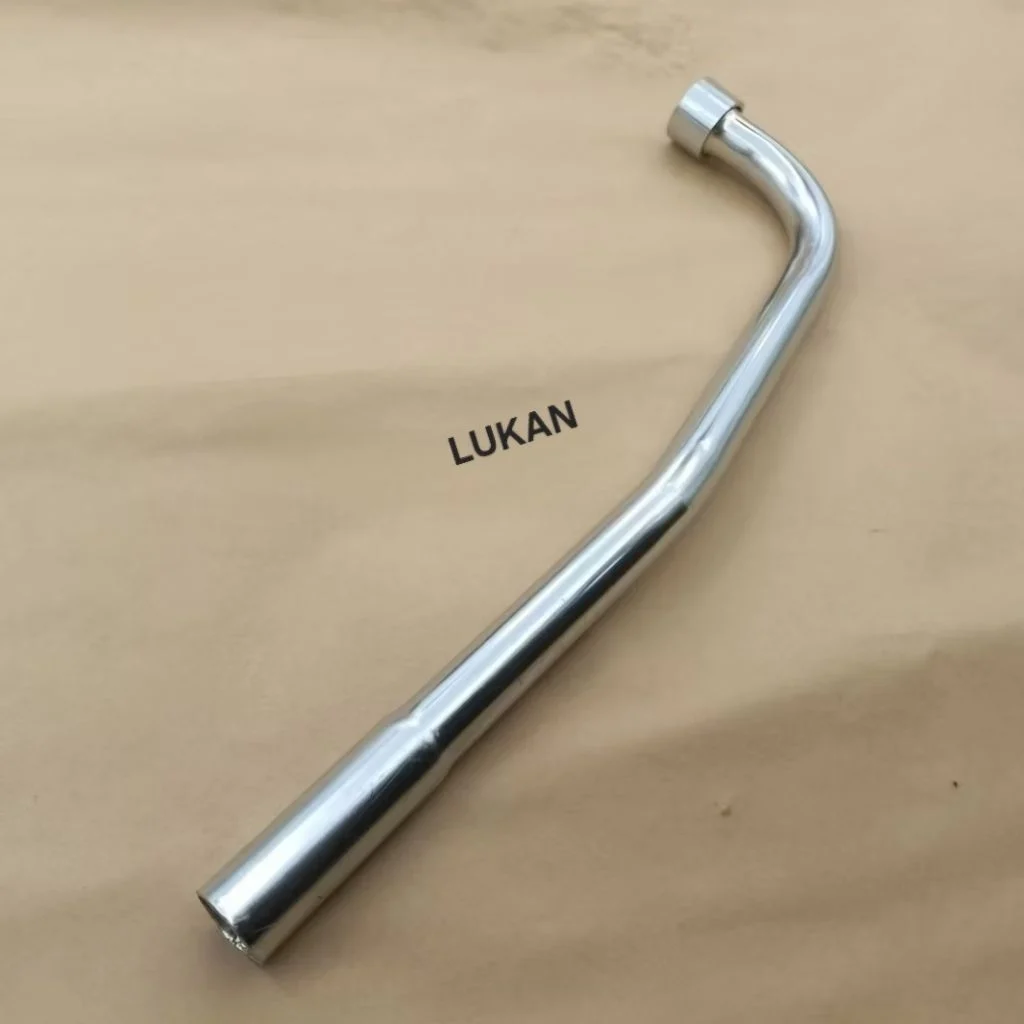 Cổ pô ống xã sắt, inox xe WAVE A, ALPHA, RS, S100... phi 22
