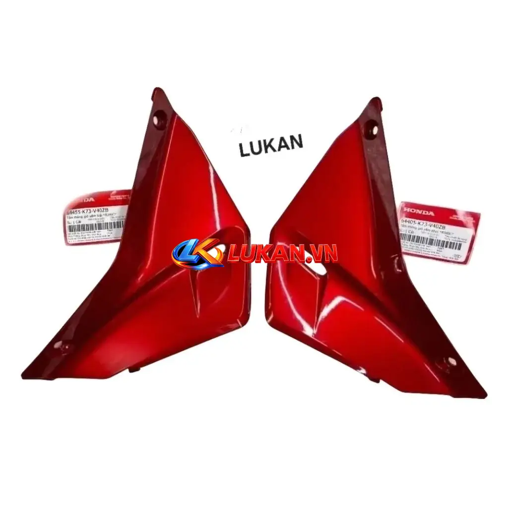 Cặp nhựa thông gió bửng, cánh yếm FUTURE LED 125 Đỏ zin 64455-K73-V40ZB, 64405-K70-V40ZB