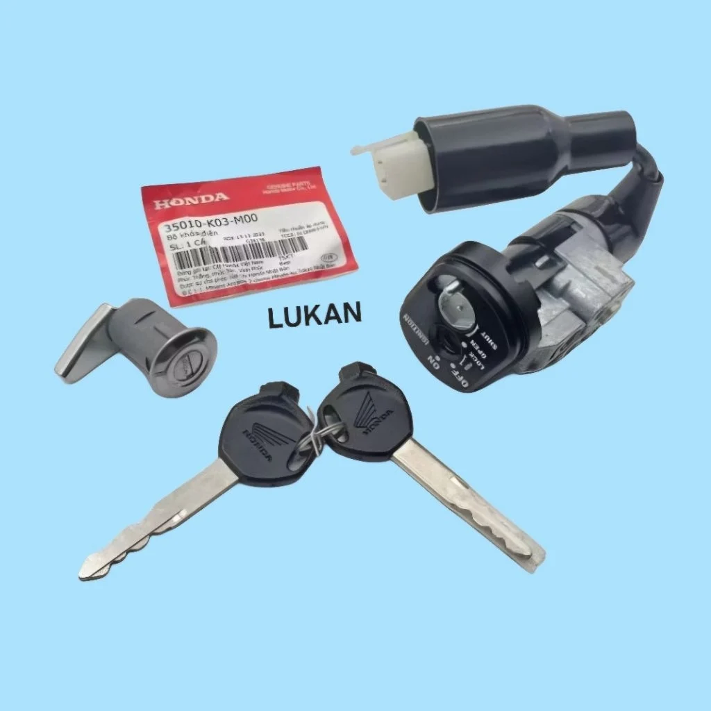 Bộ ổ khóa máy, công tắc điện xe WAVE RSX 2014-2024.... zin Honda 35010--K03-M00 - Ảnh 5