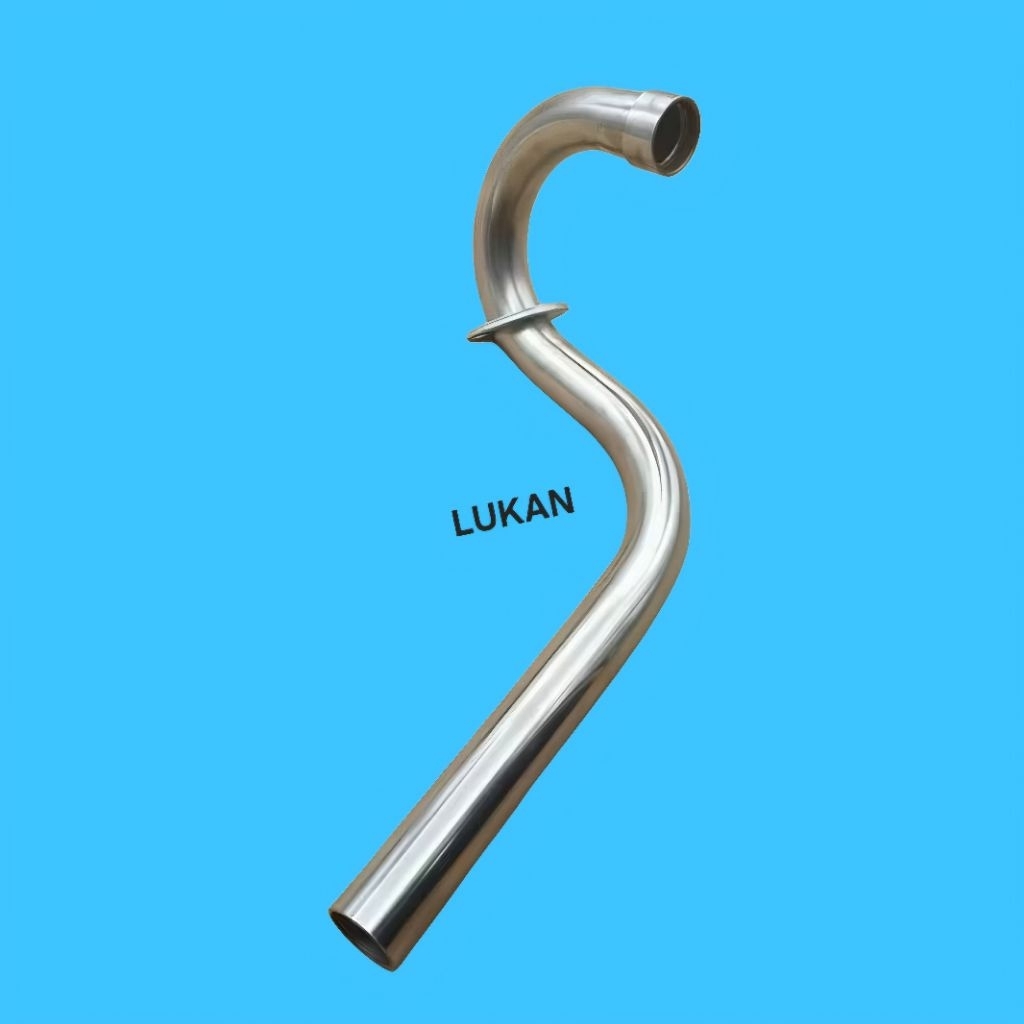 Cổ pô ống xã uốn vắt trên DREAM, WAVE, 67... phi lỗ 27 - Ảnh 2