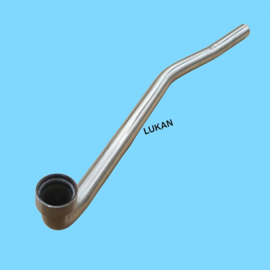 Cổ pô ống xã inox 201 xe WAVE A, ALPHA 110, BLADE... phi 22 - Ảnh 2