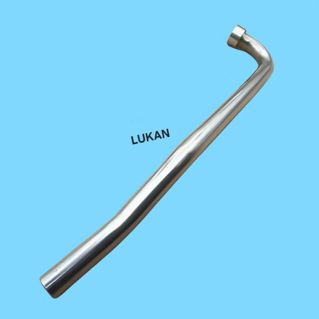 Cổ pô ống xã inox 201 xe WAVE A, ALPHA 110, BLADE... phi 22