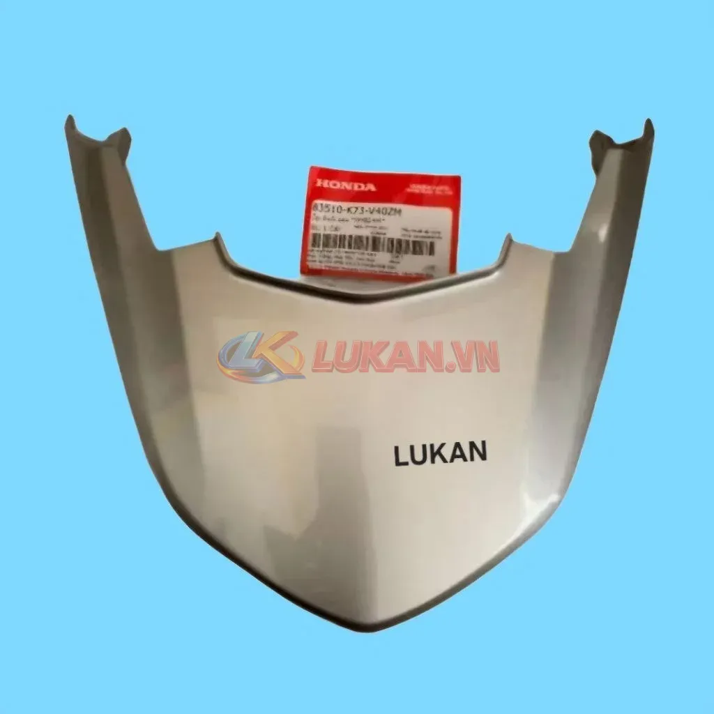 Nắp ốp võ nhựa đuôi, mu rùa FUTURE LED 125... Bạc zin Honda - Ảnh 3