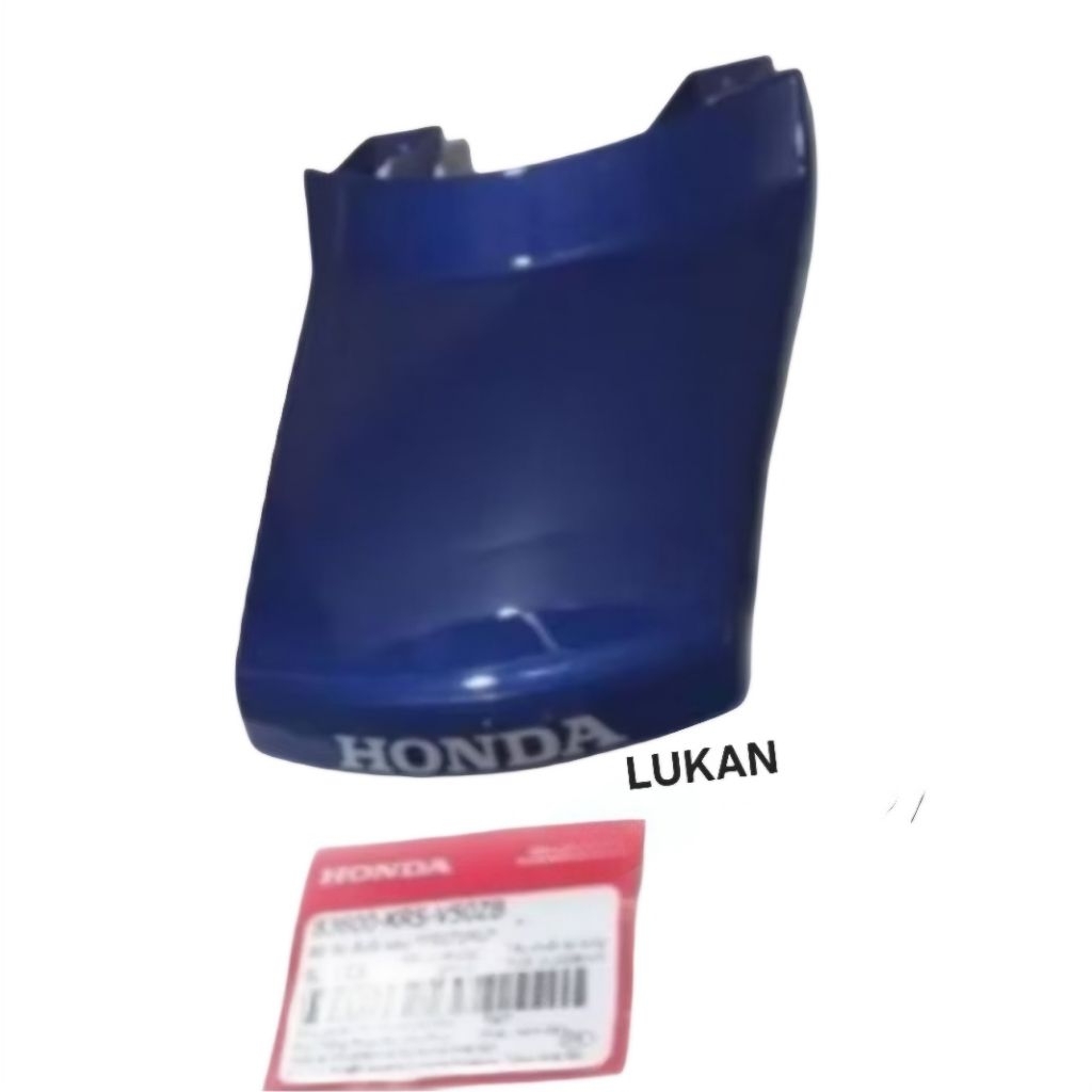 Nắp ốp võ nhựa đuôi, mu rùa WAVE Alpha đời đầu xanh mực tím zin 83600-KRS-860ZA, 83510-KEV-900YH - Ảnh 2