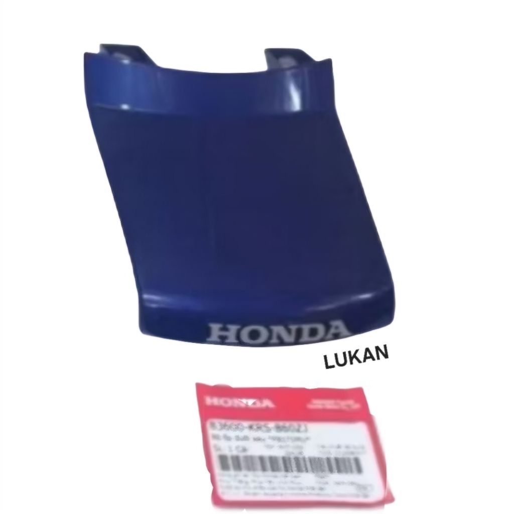 Nắp ốp võ nhựa đuôi, mu rùa WAVE Alpha đời đầu xanh mực tím zin 83600-KRS-860ZA, 83510-KEV-900YH - Ảnh 4