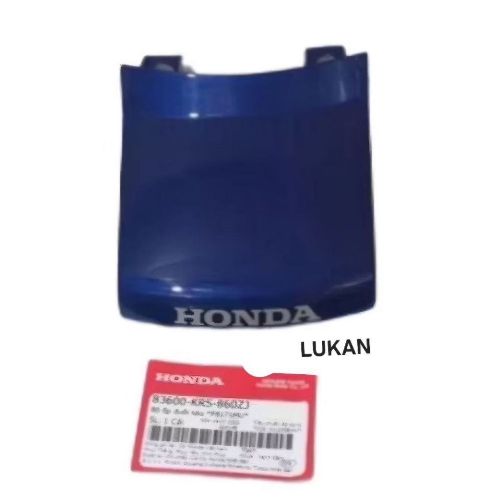 Nắp ốp võ nhựa đuôi, mu rùa WAVE Alpha đời đầu xanh mực tím zin 83600-KRS-860ZA, 83510-KEV-900YH - Ảnh 3