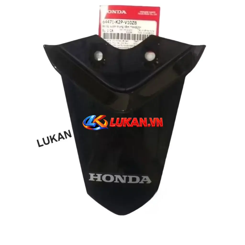 Nắp ốp võ nhựa đuôi, mu rùa xe WINNER X 150 Đen bóng zin 64471-K2P-V10ZB