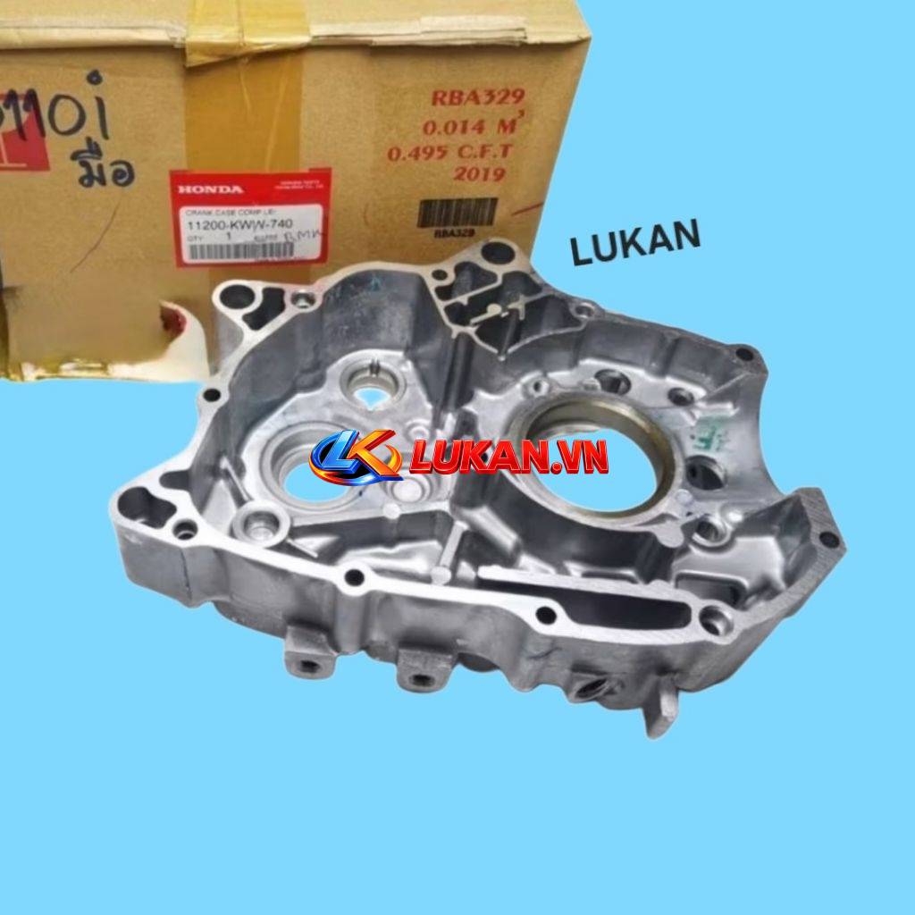 Lốc số máy trái, lốc đề giữa WAVE S110, RSX, BLADE, A110... zin 11200-KWW-740