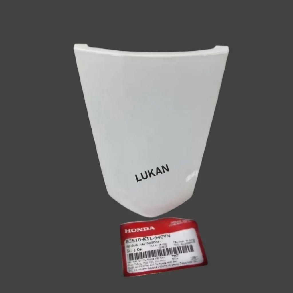 Nắp ốp võ nhựa đuôi, mu rùa WAVE A, ALPHA, S100... Trắng zin 83510-KTL-640YN - Ảnh 2