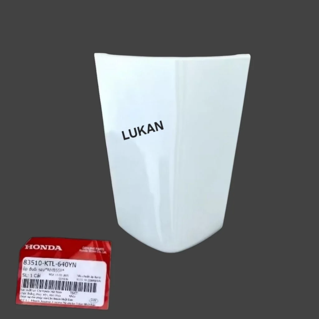 Nắp ốp võ nhựa đuôi, mu rùa WAVE A, ALPHA, S100... Trắng zin 83510-KTL-640YN