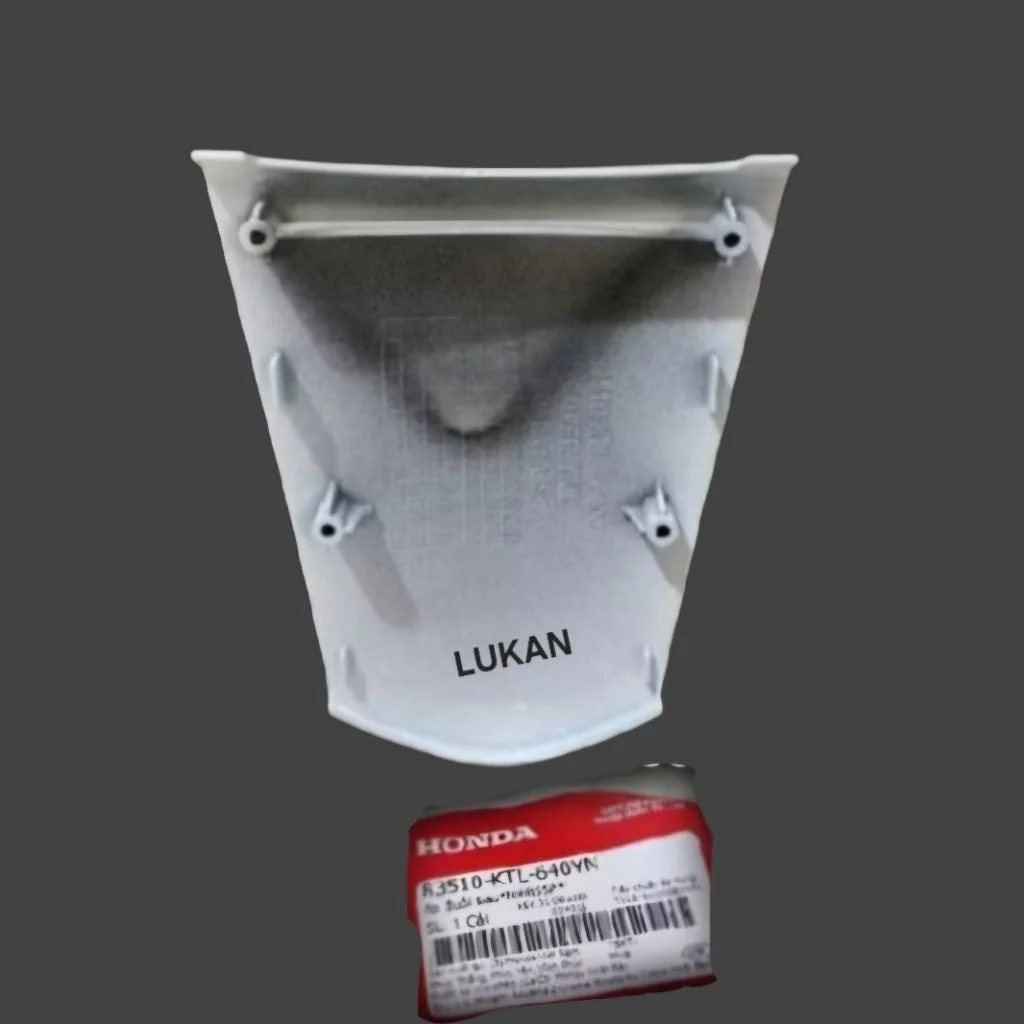 Nắp ốp võ nhựa đuôi, mu rùa WAVE A, ALPHA, S100... Trắng zin 83510-KTL-640YN - Ảnh 3