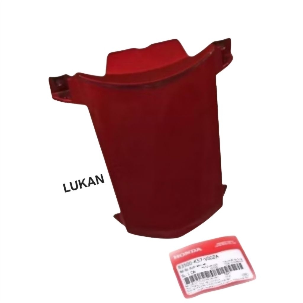 Nắp ốp võ nhựa đuôi, mu rùa WAVE BLADE 110 Đỏ zin Honda 83500-K57-V00ZA - Ảnh 3