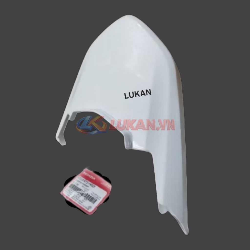 Nắp ốp võ nhựa đuôi, mu rùa FUTURE LED 125 Trắng zin Honda 83510-K73-V40ZK - Ảnh 2