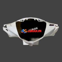 Nhựa ốp võ đầu đèn trước xe FUTURE LED 125 Trắng, bàn thờ zin Honda