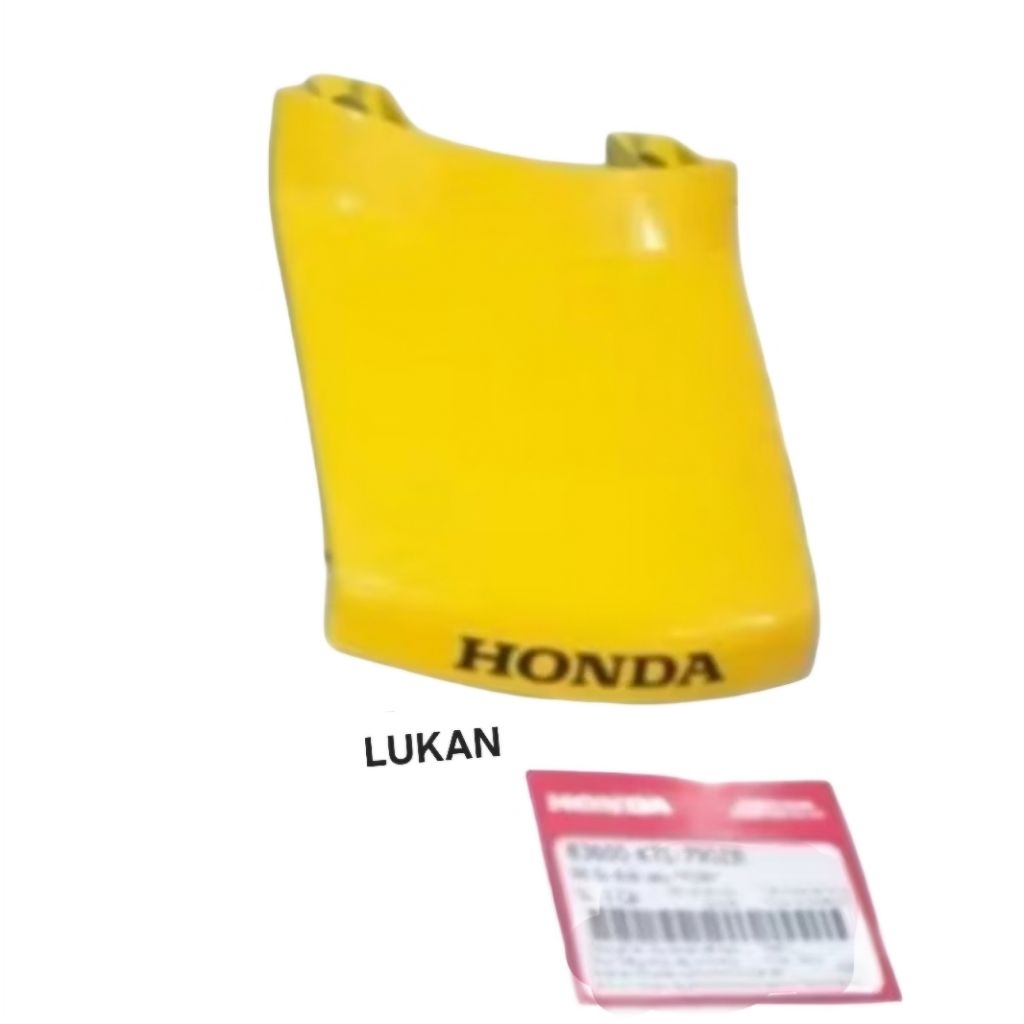 Nắp ốp võ nhựa đuôi, mu rùa WAVE ALPHA đời đầu Vàng zin 83600-KTL-790ZB - Ảnh 2