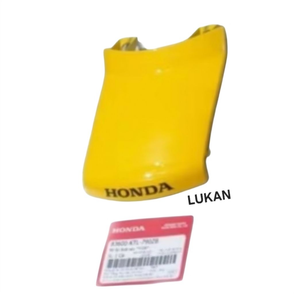 Nắp ốp võ nhựa đuôi, mu rùa WAVE ALPHA đời đầu Vàng zin 83600-KTL-790ZB - Ảnh 3