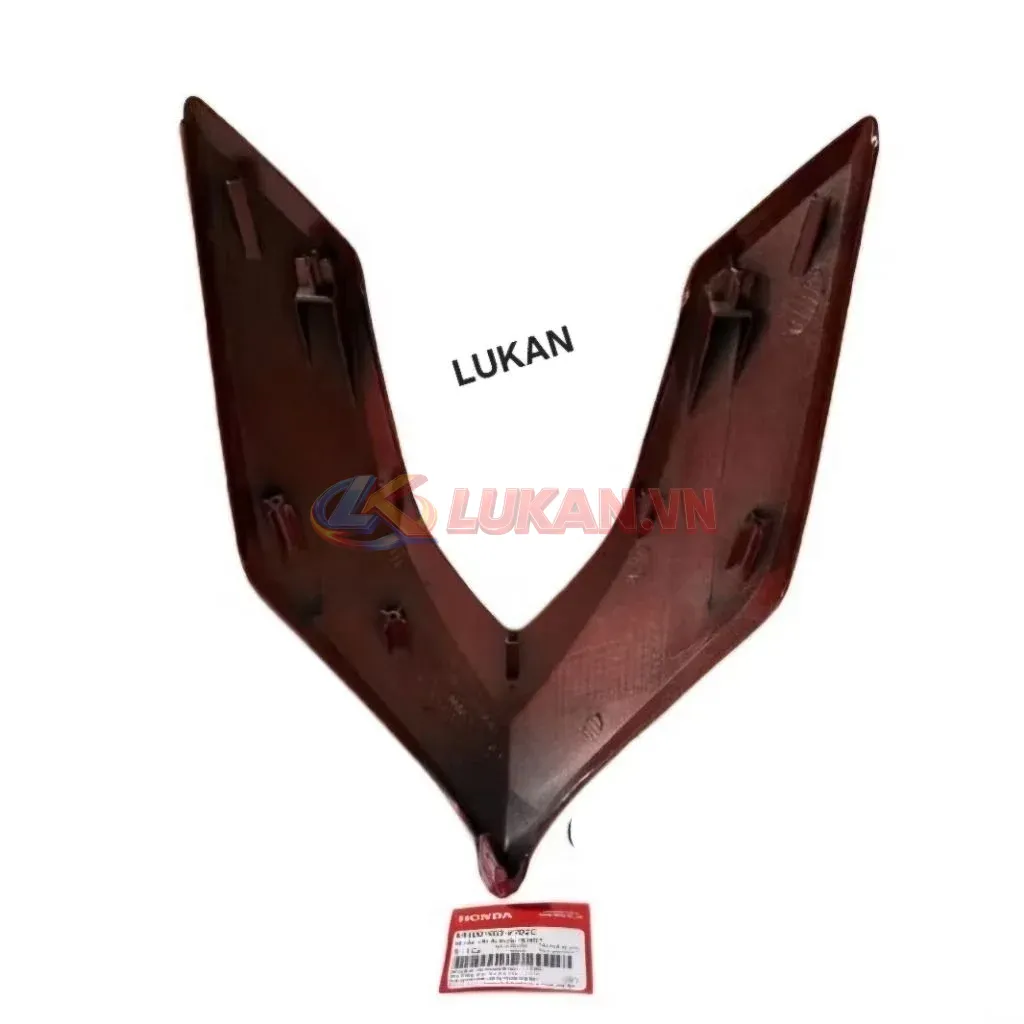 Nhựa chữ V, mặt nạ trước xe WAVE RSX 2009-2011.... Đỏ zin Honda - Ảnh 3