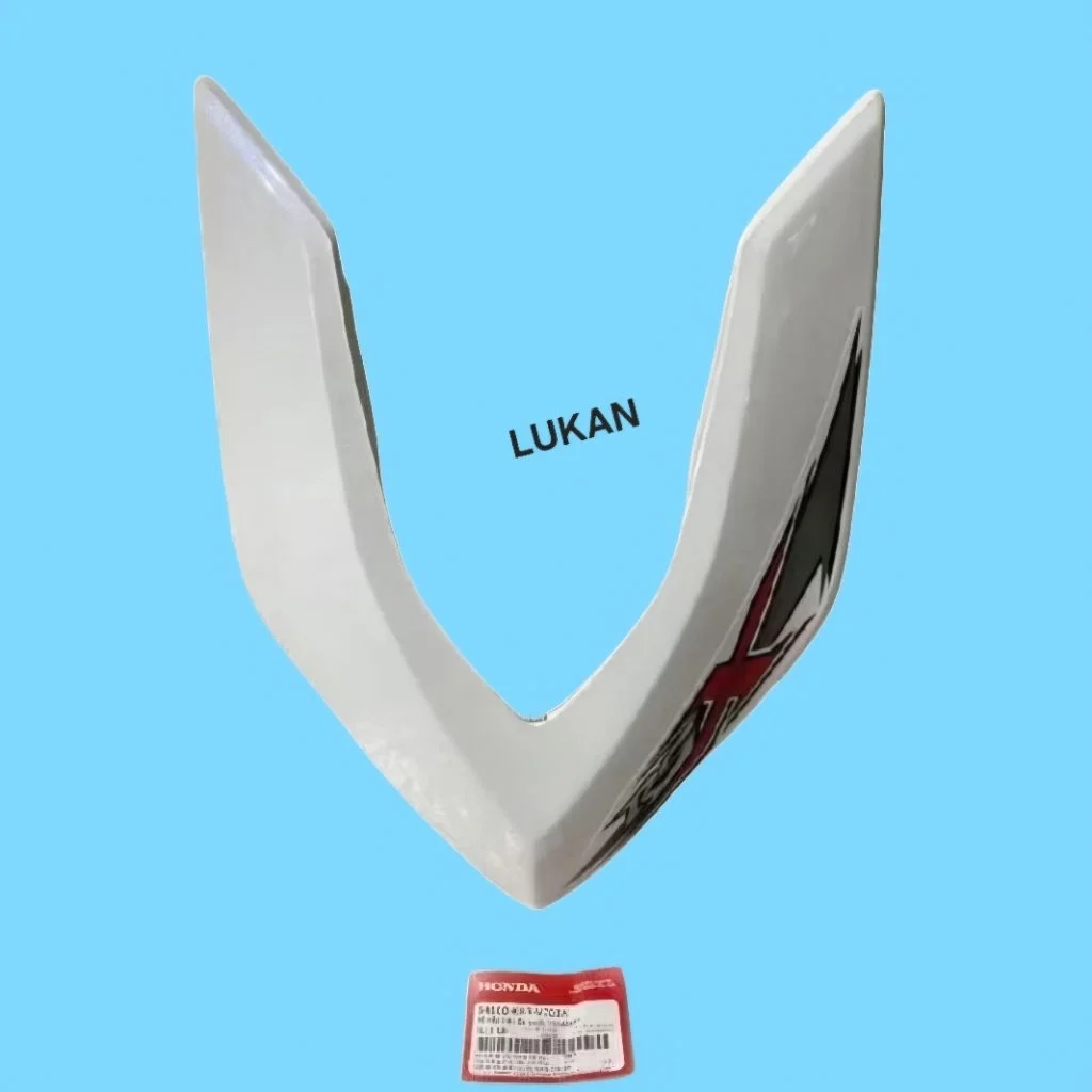 Nhựa chữ V mặt nạ trước xe WAVE RSX 2009-2011.... Trắng zin Honda
