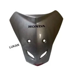 Nhựa ốp võ mặt nạ trước WAVE A, ALPHA, S100.... Xám zin Honda 64300-KWY-A30ZA