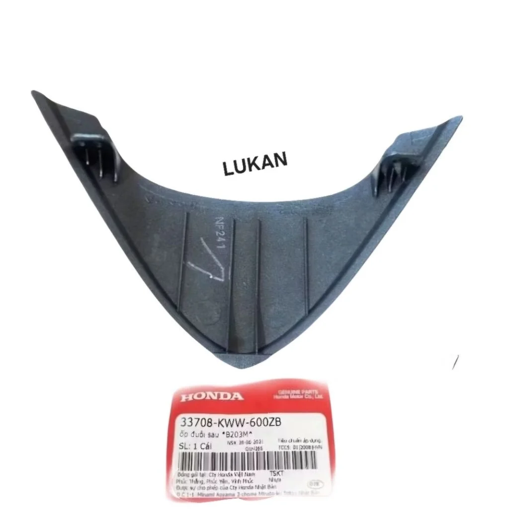 Nắp ốp võ nhựa đuôi, mu rùa WAVE S110, RS, RSX... Xanh ngọc zin Honda 33709-KWW-600ZB - Ảnh 3