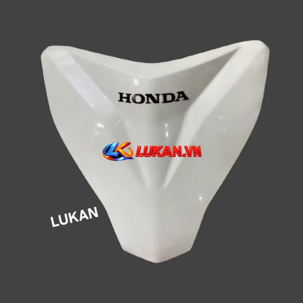 Nhựa mặt nạ trước xe WAVE A, ALPHA 110.... Trắng zin Honda