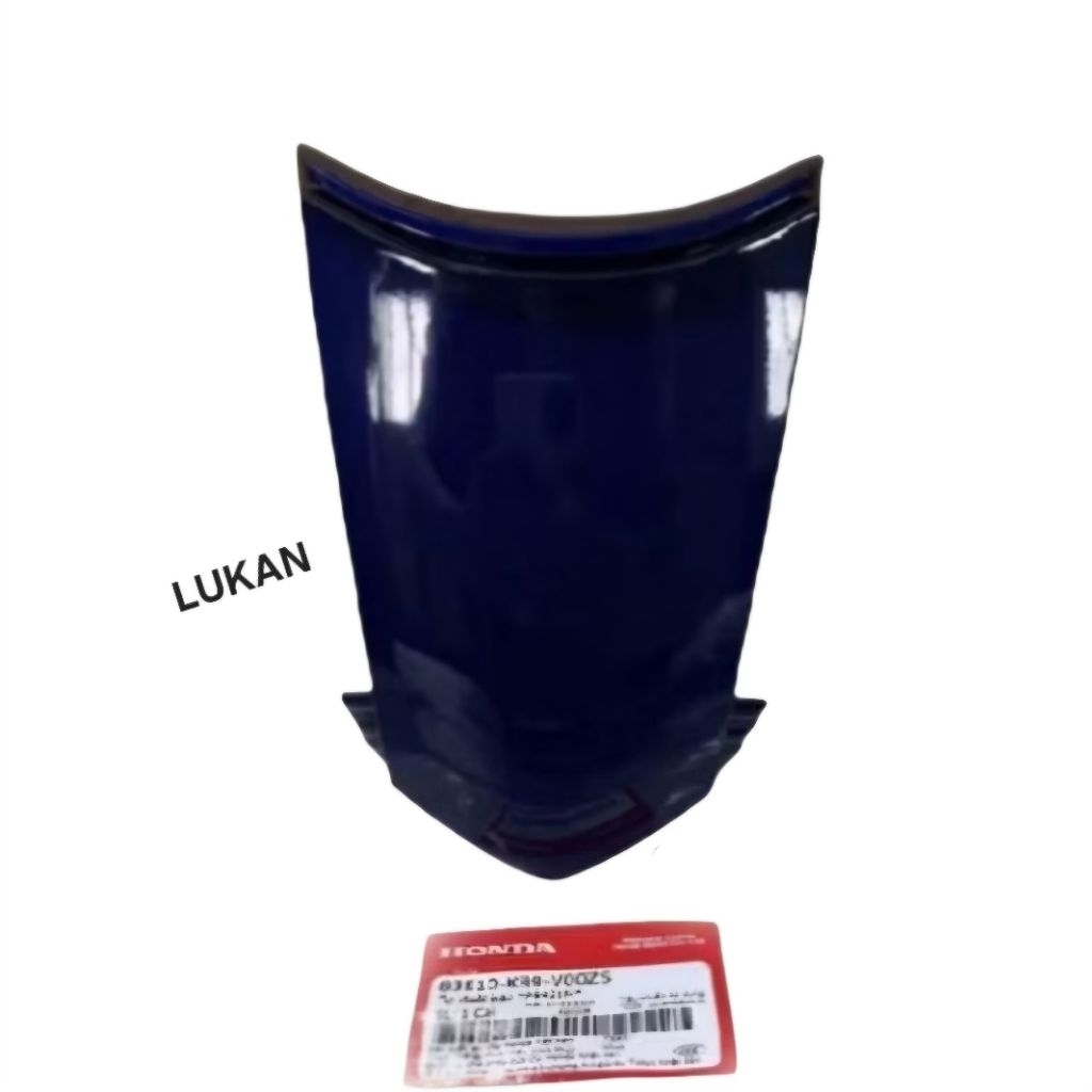 Nắp ốp võ nhựa đuôi, mu rùa WAVE A, ALPHA 110... Xanh mực zin