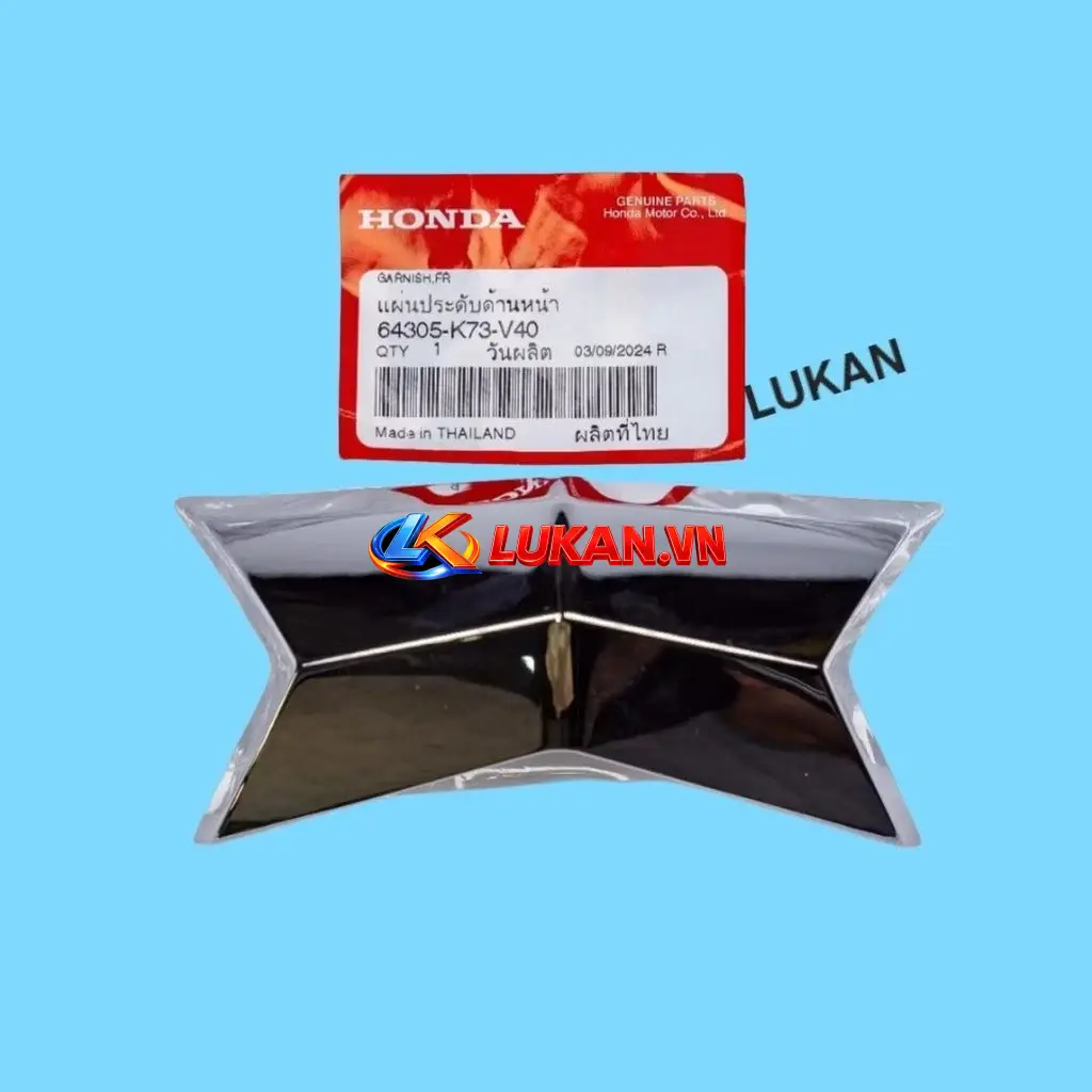 Nắp ốp nhựa xi mặt nạ trước FUTURE LED 125 zin Honda 64305-K73-V40