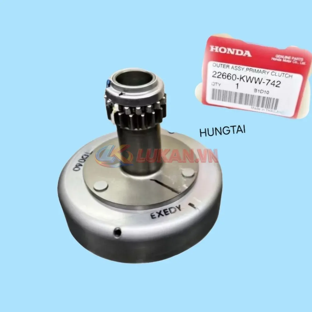 Nhông chuông nồi côn ba càng WAVE S110, RSX, ALPHA 110... zin 22660-KWB-601 - Ảnh 4