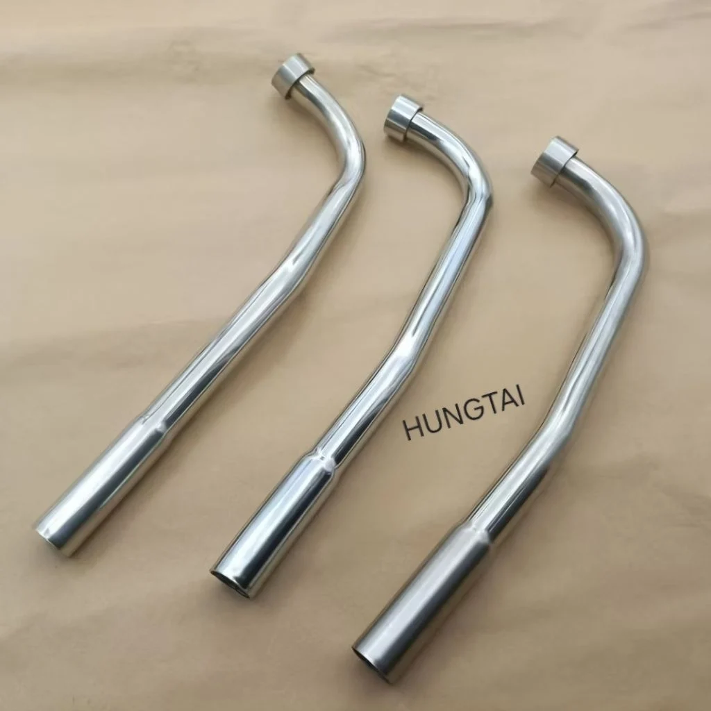 Cổ pô ống xã sắt, inox xe WAVE Thái, ALPHA, ZX... phi lỗ 22 - Ảnh 2